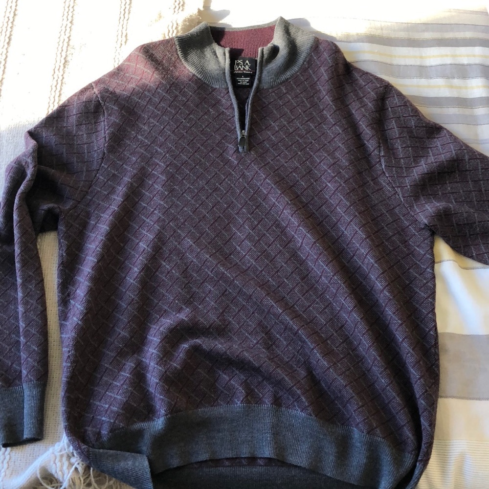Wool quarter zip